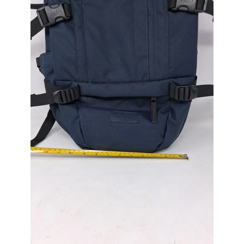Eastpak Navy Blue Slim Compression Strap Backpack Built to Resist NWT